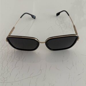 Gold and Black Vintage Squared Sunglasses